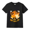 ami babar dhunuchi nacher sathi kids t-shirt black
