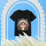 maa durga portrait kids t-shirt vedm