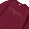 Bhagwat Gita Collections Premium Sweatshirt Verse 2.23 maroon