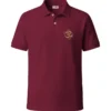 om edition polo unisex maroon