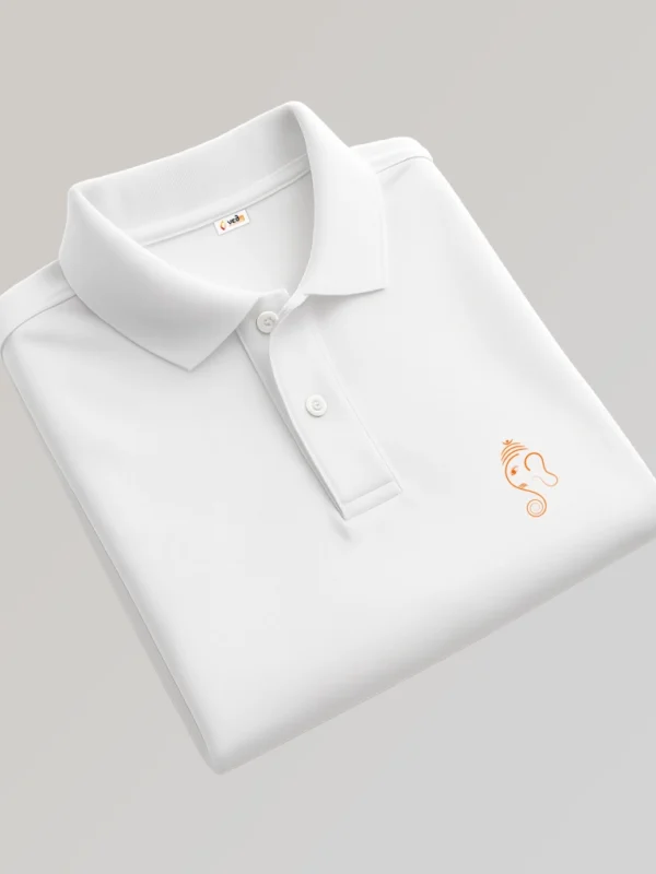 ganpati polo edition unisex white fold