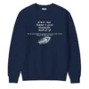 Bhagwat Gita Collections Premium Sweatshirt For Men, Women – Verse 4.8 Navy Blue Full
