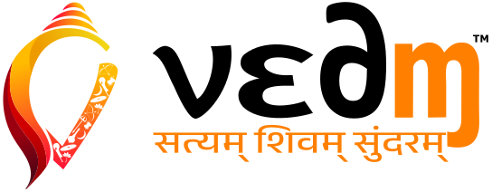 Official Logo of www.vedm.store [Inspired by the Vedas, rooted in Sanatani culture – premium apparel proudly Made in Bharat: T-Shirts, Oversized, T-Shirts, Hoodies, Sweatshirt, Polo T-Shirts, Caps]
